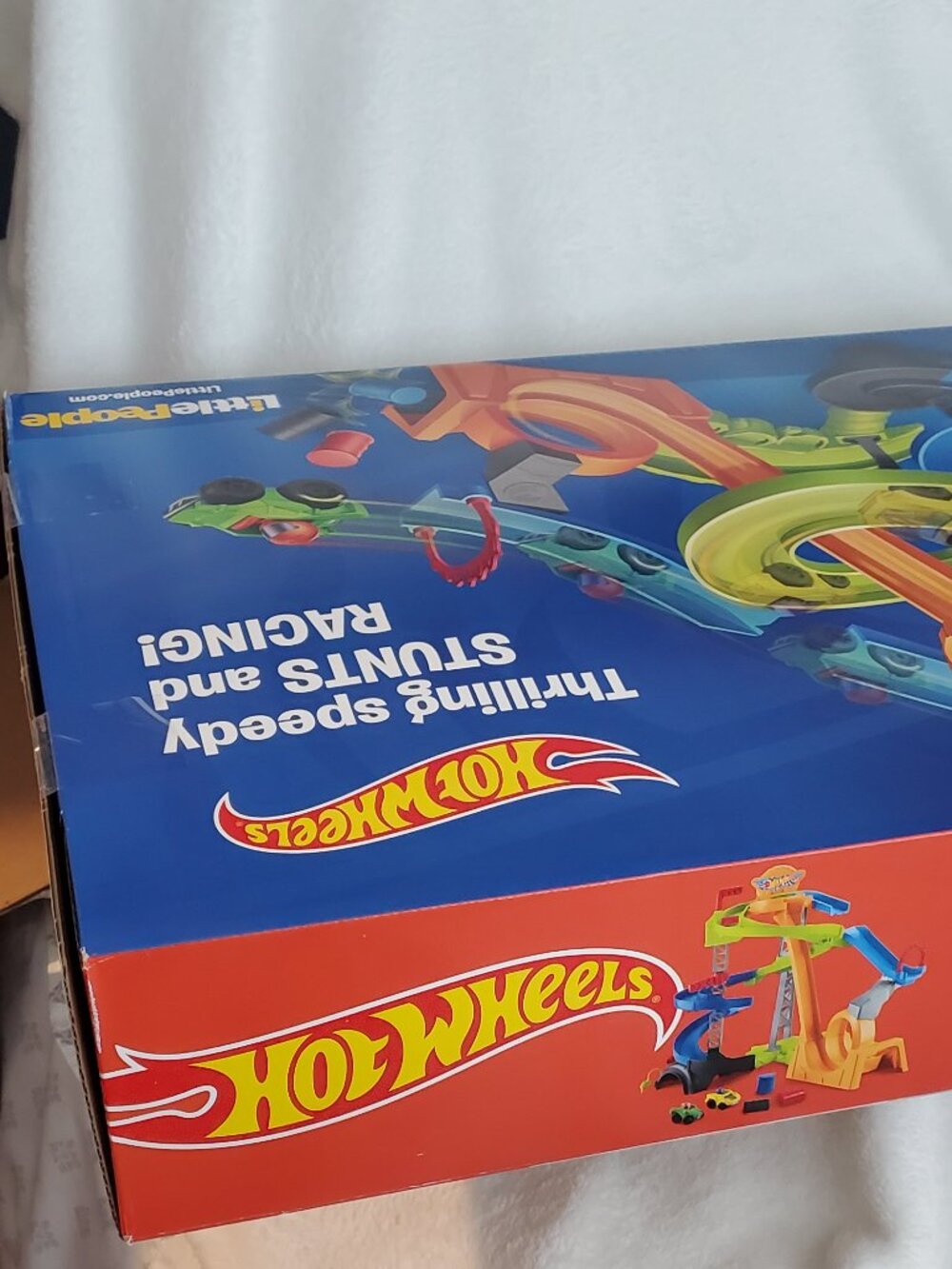 NEW! Little People Hot Wheels Spiral Stunt Speedway Race Track *girls & boys - Picture 12 of 14